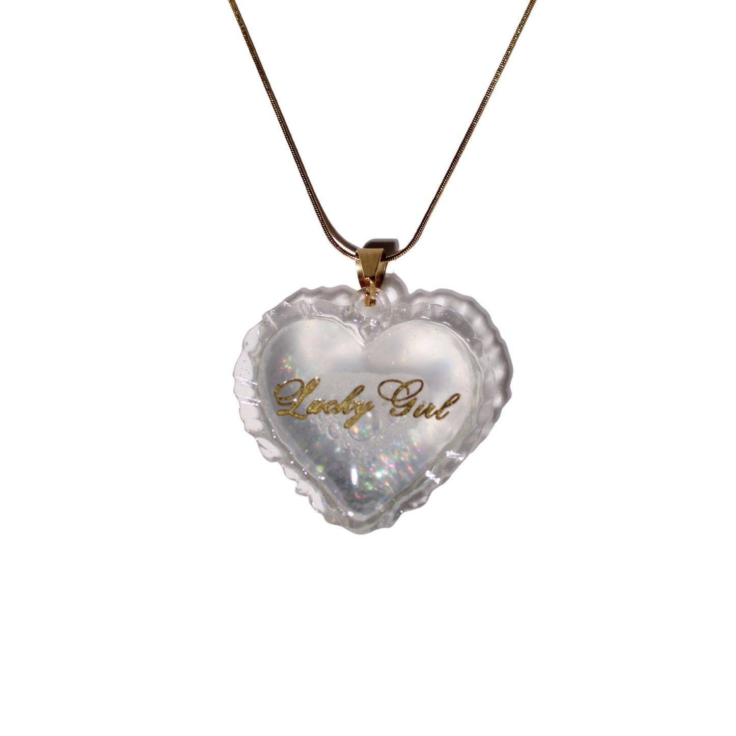 Lucky Girl Necklace Gold
