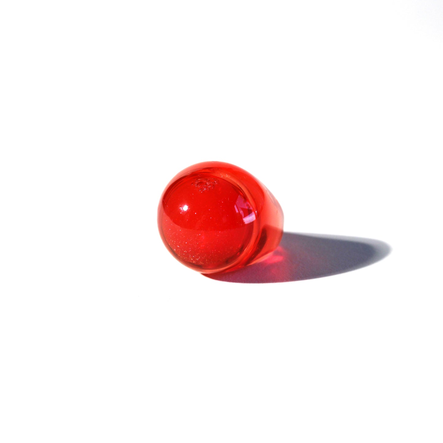 Snow Globe ring Maraschino