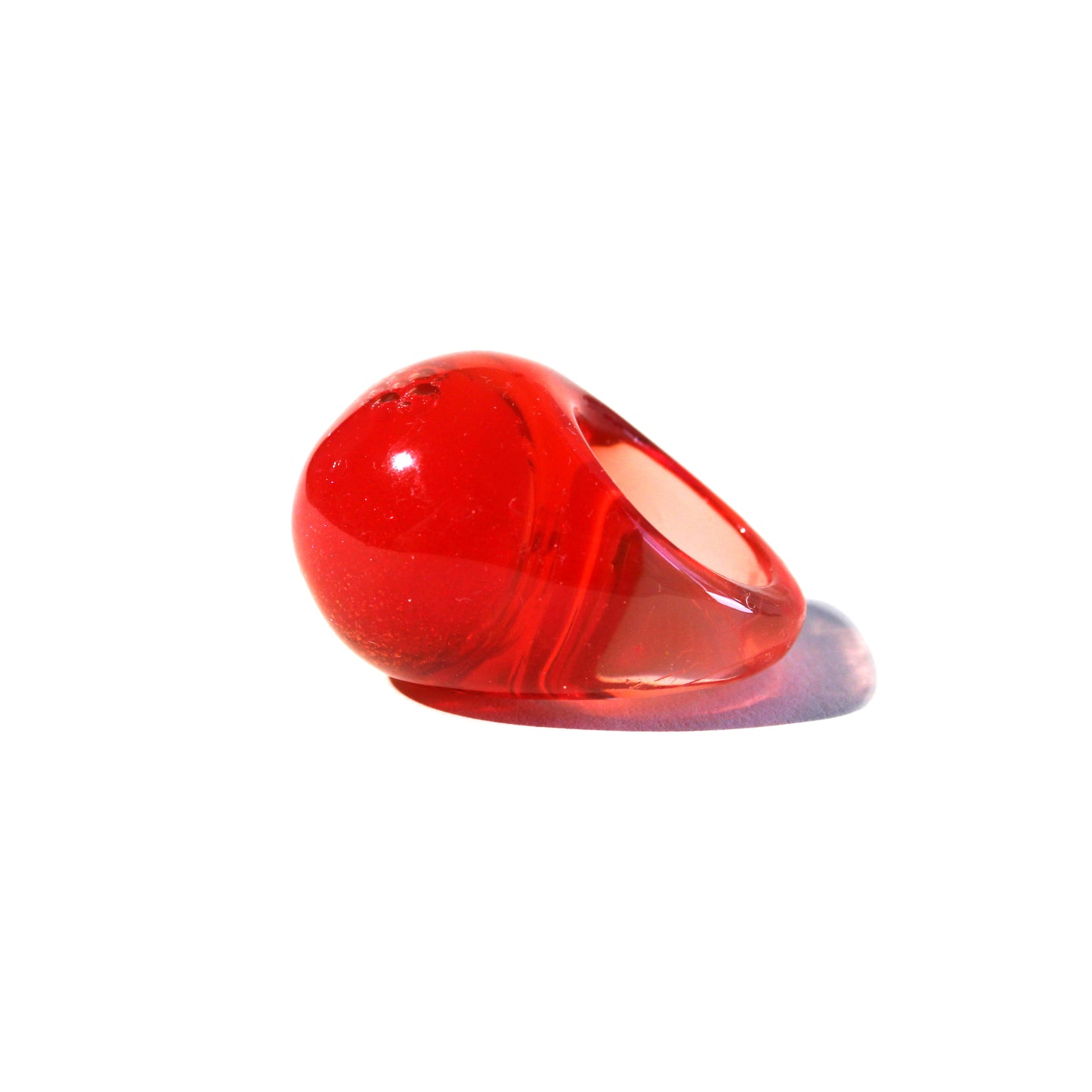 Snow Globe ring Maraschino