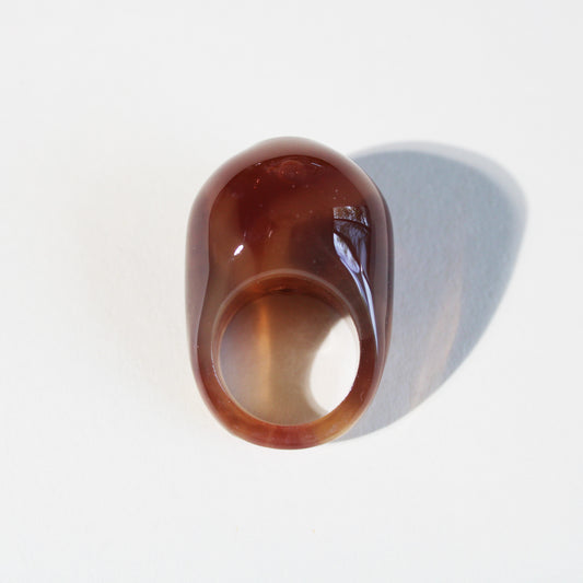 Snow Globe Ring Macchiato