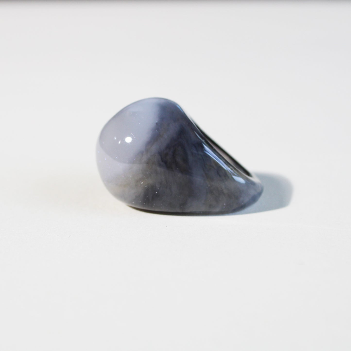 Snow Globe Ring Marble