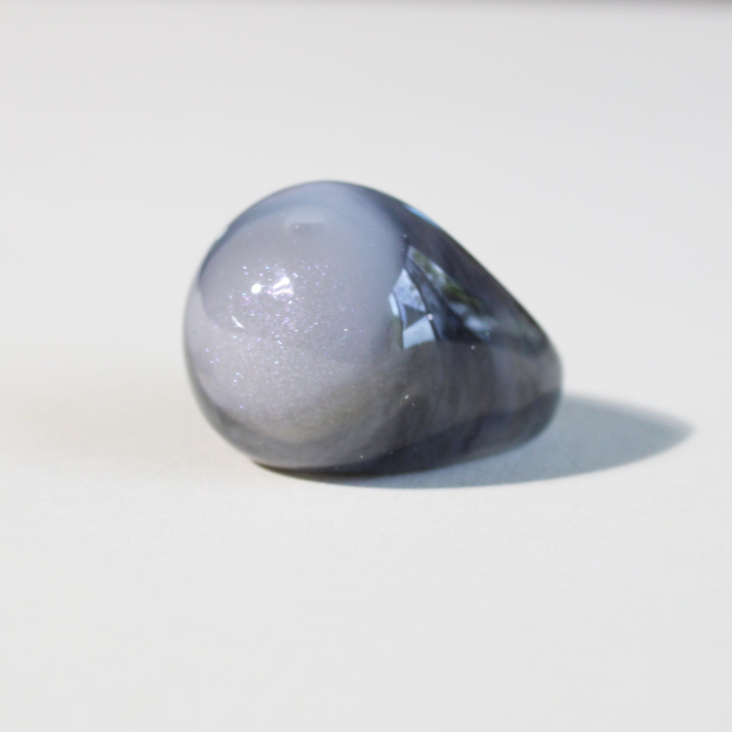 Snow Globe Ring Marble