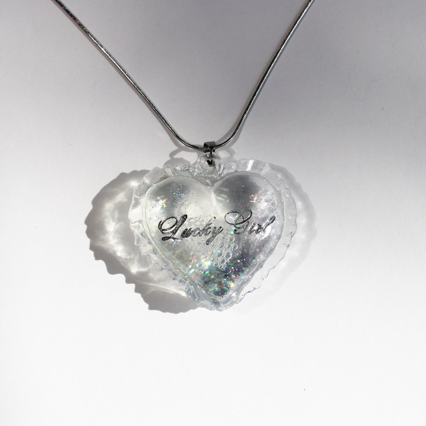 Lucky Girl Necklace Silver