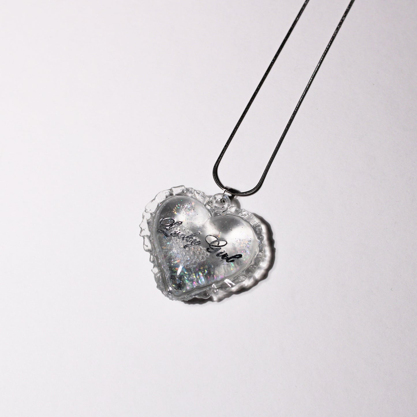 Lucky Girl Necklace Silver