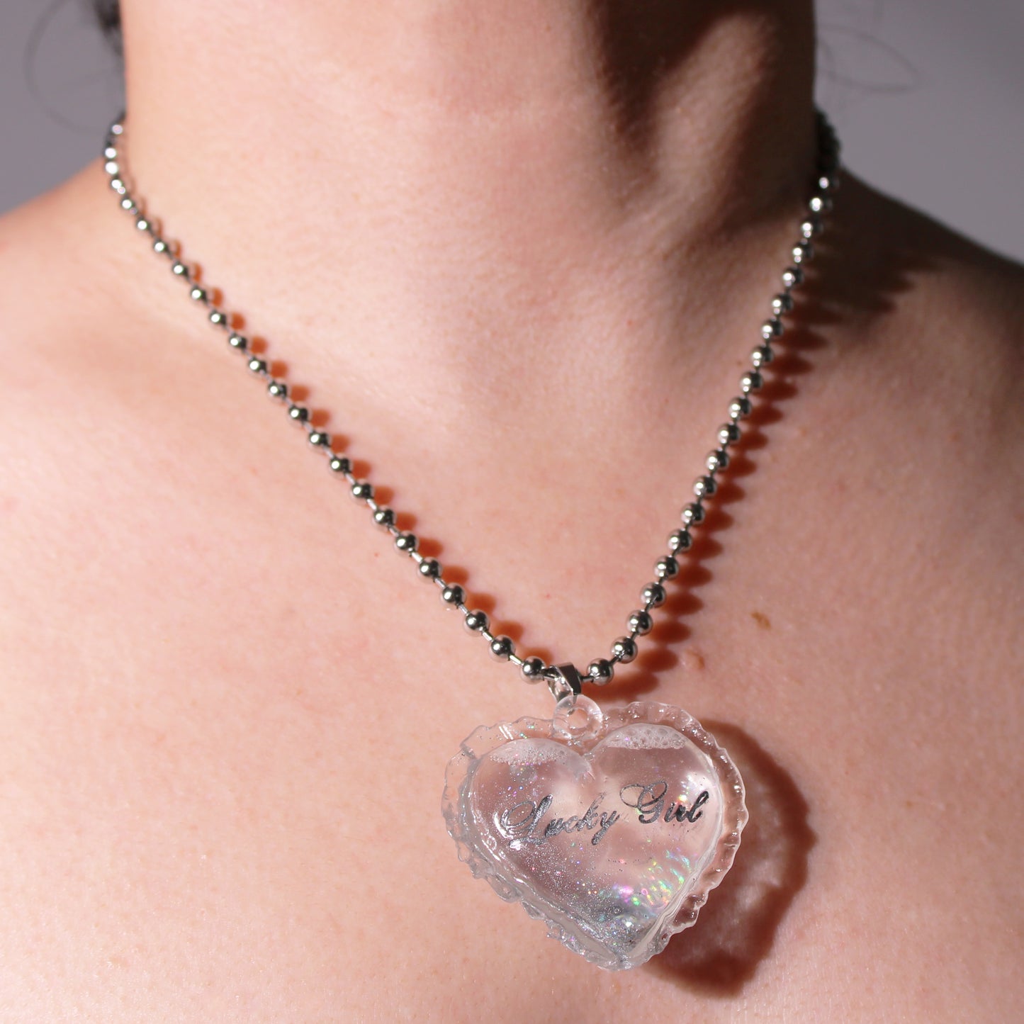 Lucky Girl Necklace Silver