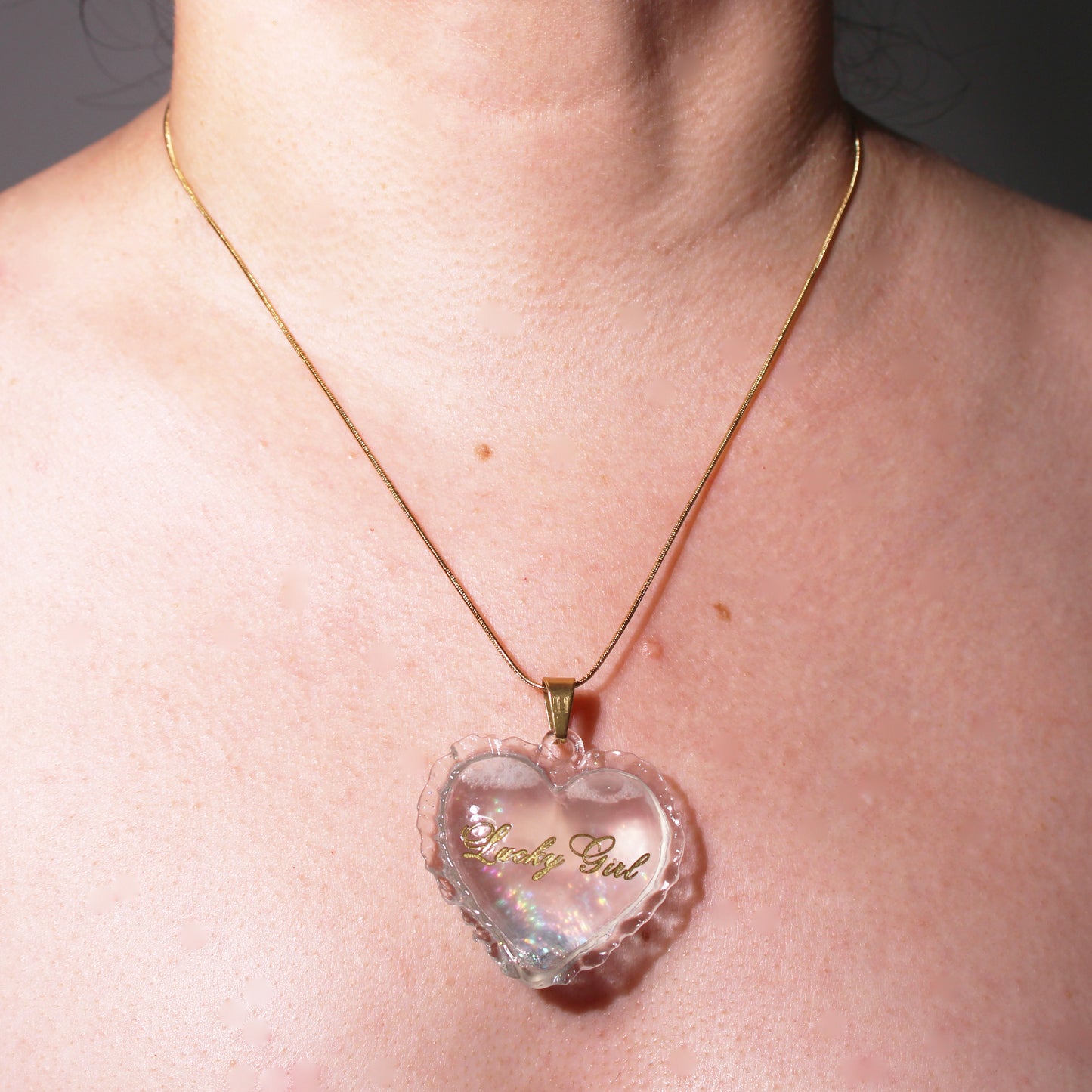 Lucky Girl Necklace Gold