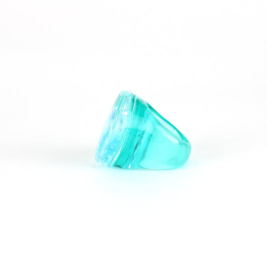 Signet Ring Aqua