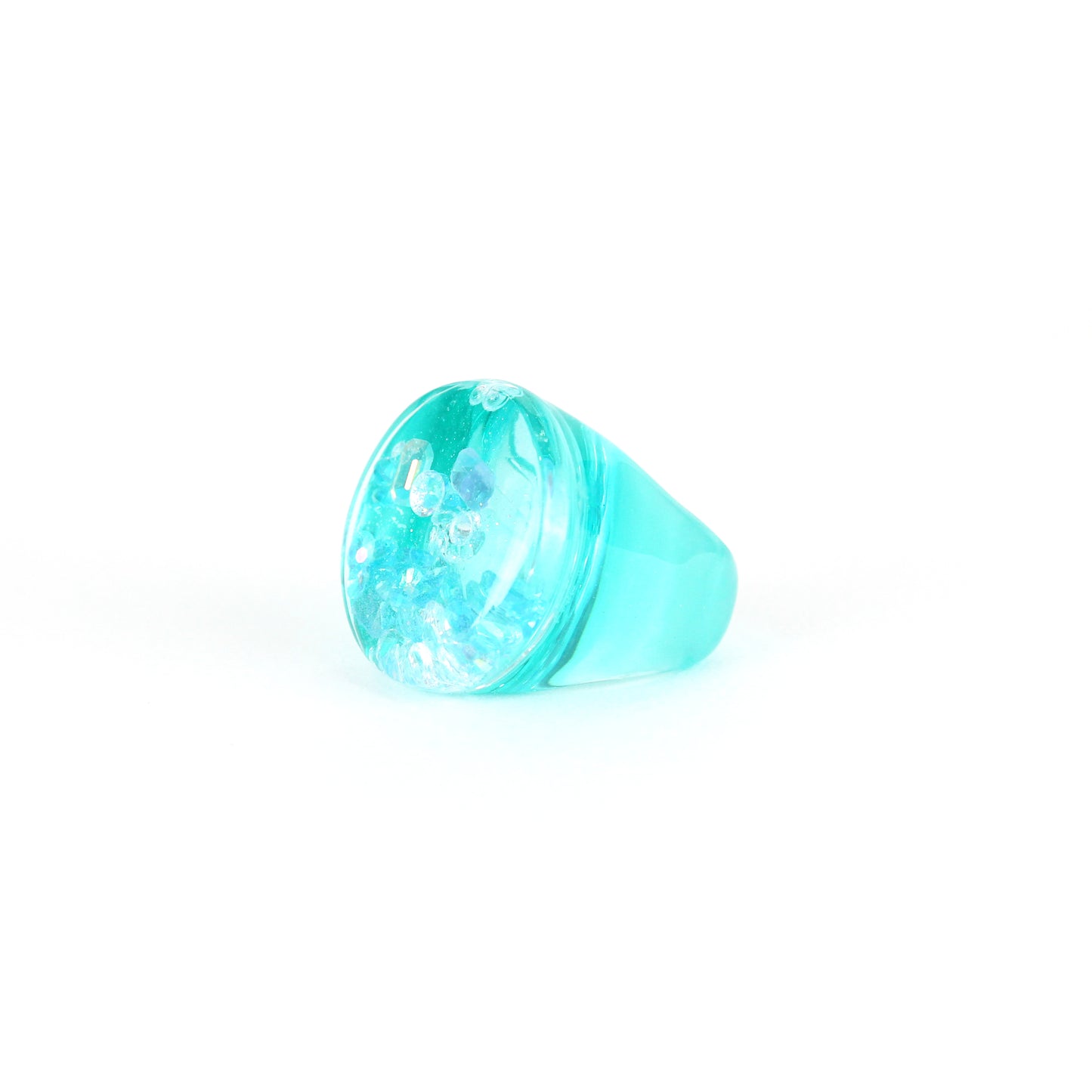 Signet Ring Aqua