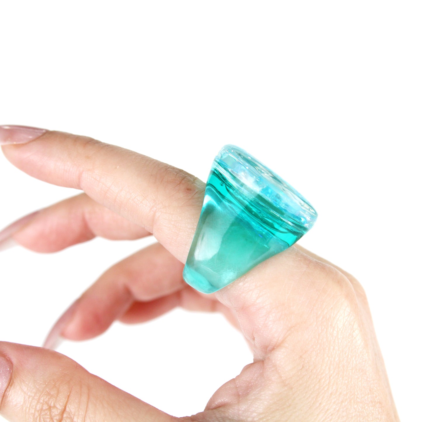 Signet Ring Aqua
