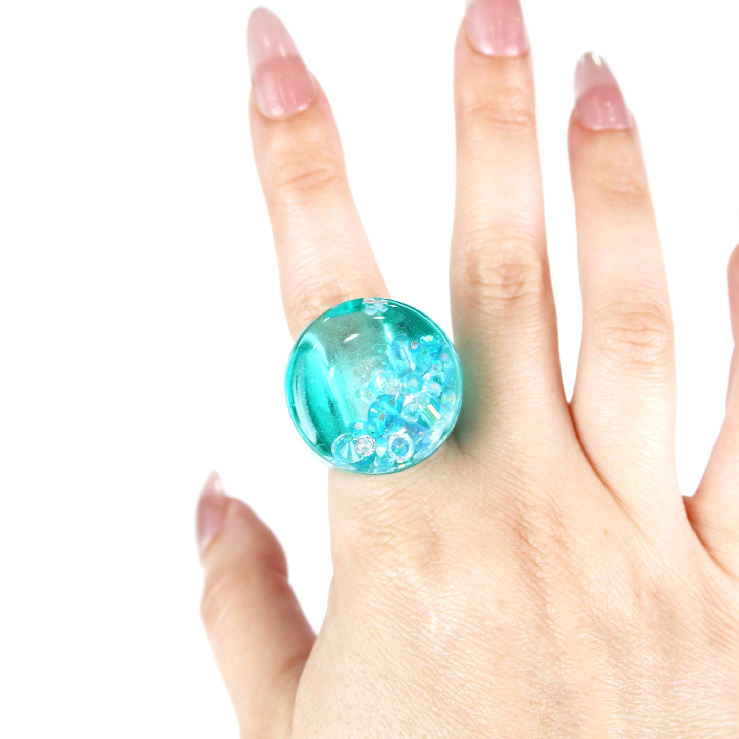 Signet Ring Aqua
