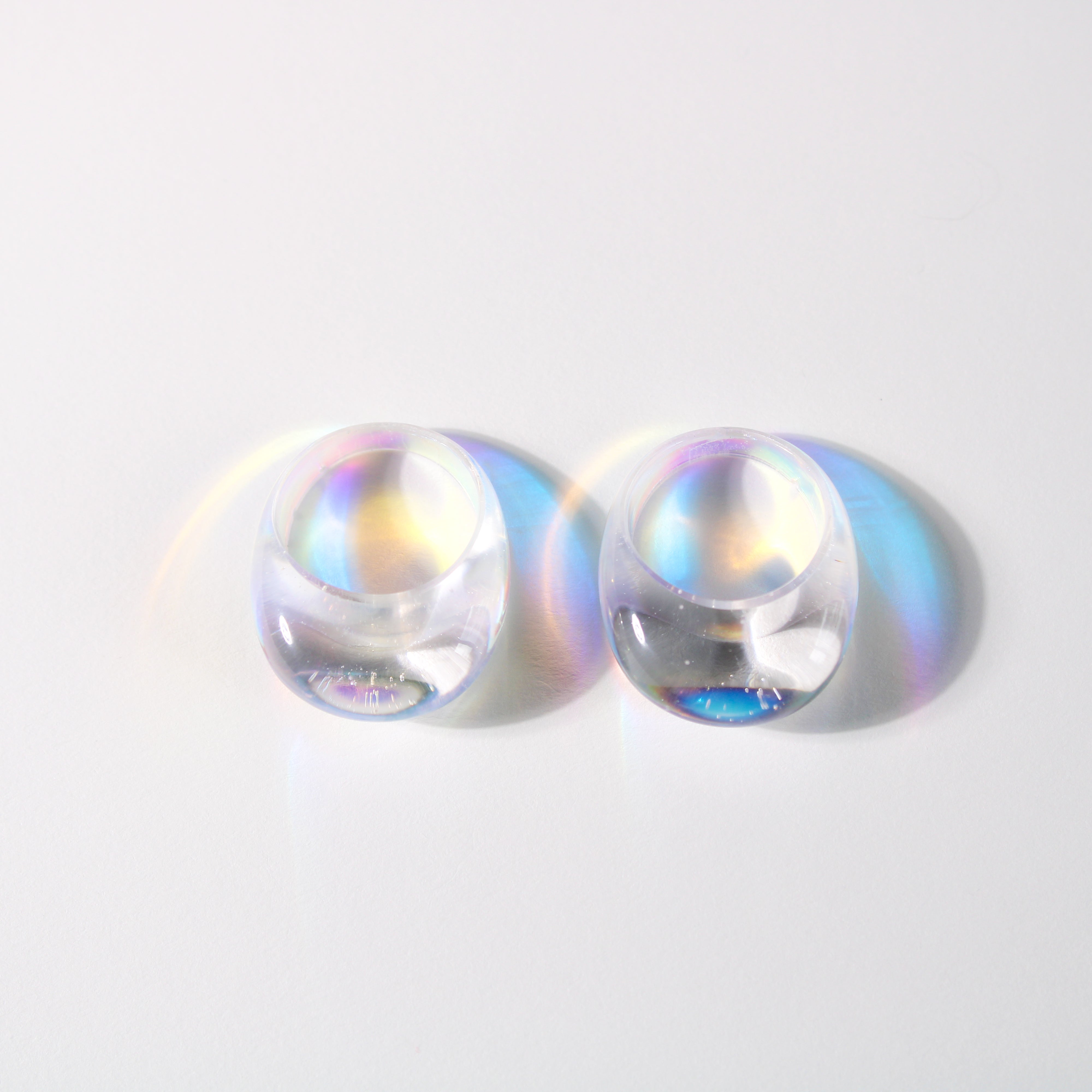 Holographic Ring Translucent – La Raison Jewels