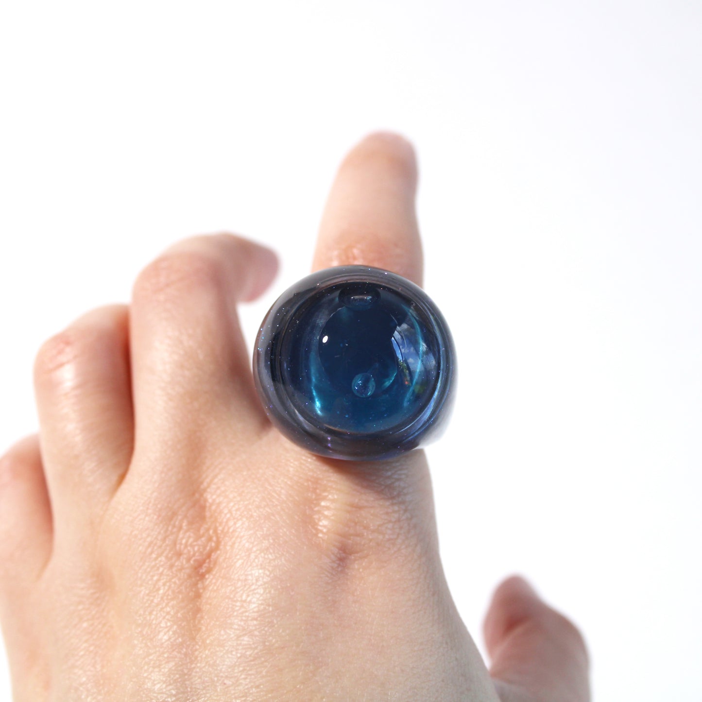 Snow Globe Ring Midnight