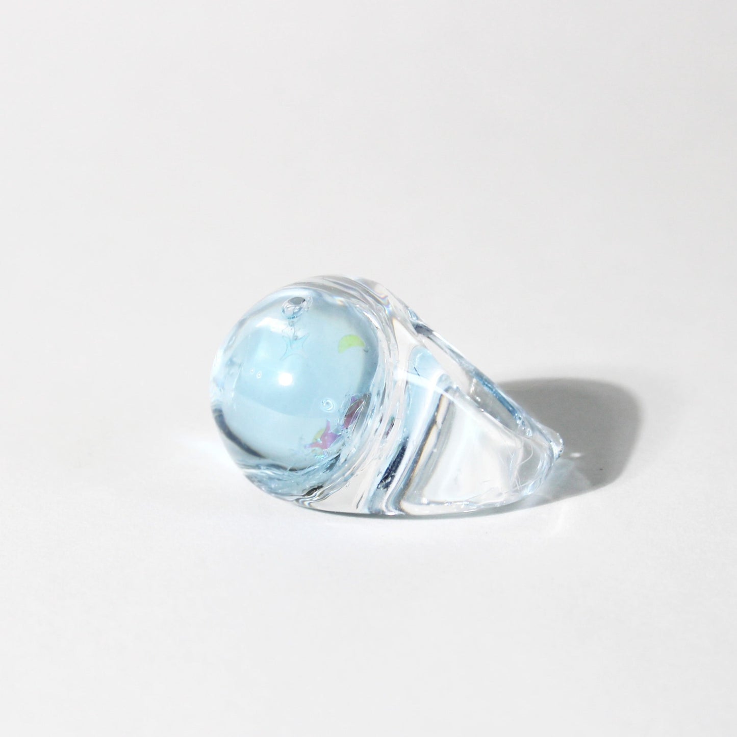 Snow Globe Ring Celeste