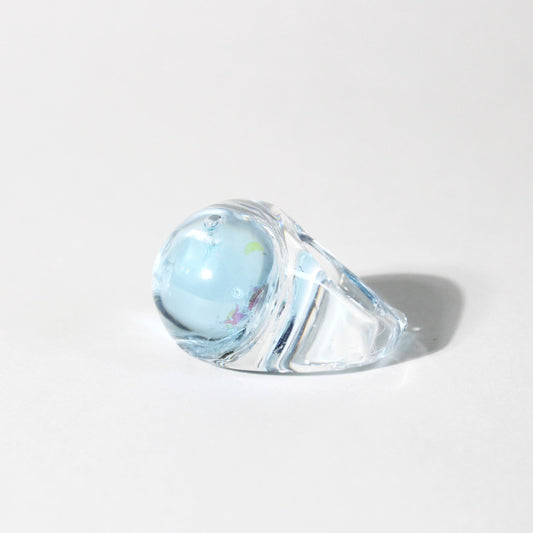 Snow Globe Ring Celeste