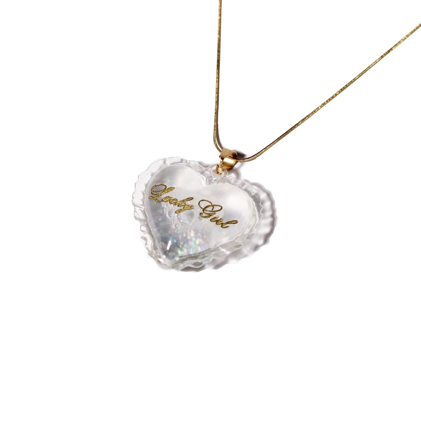 Lucky Girl Necklace Gold