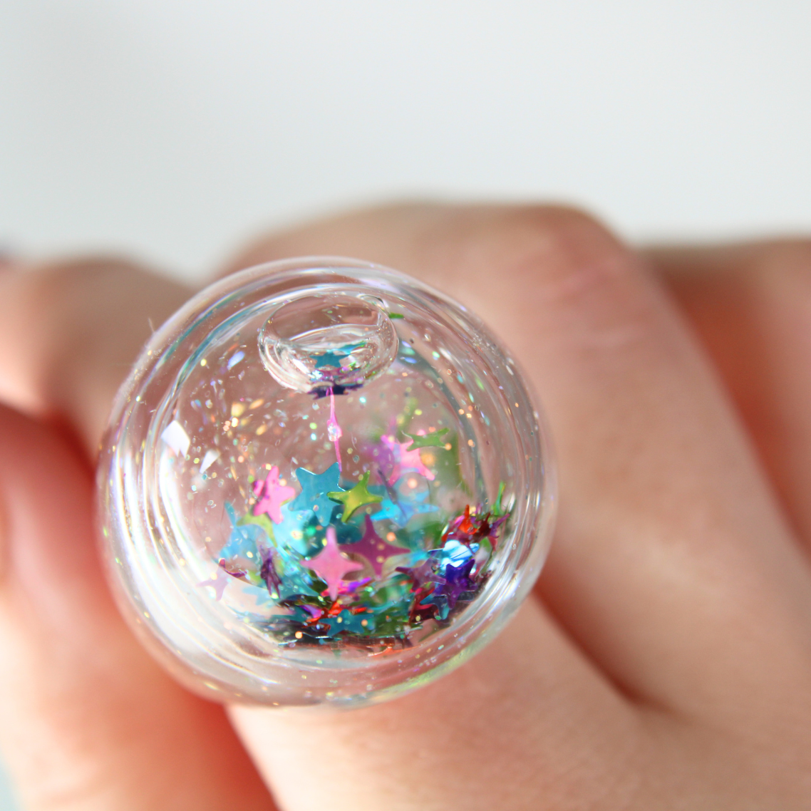 Snow Globe Ring Stardust