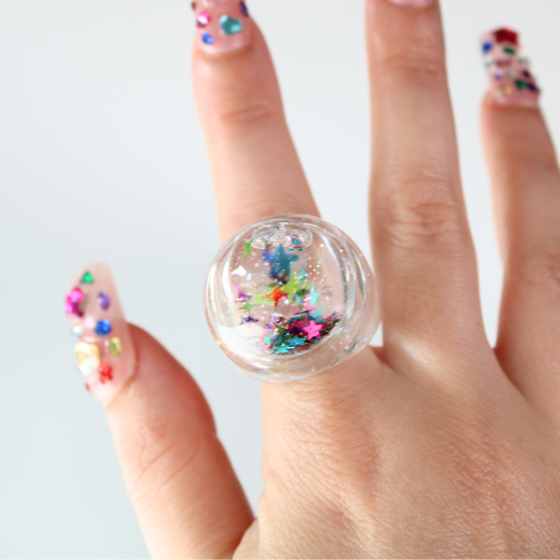 Snow Globe Ring Stardust