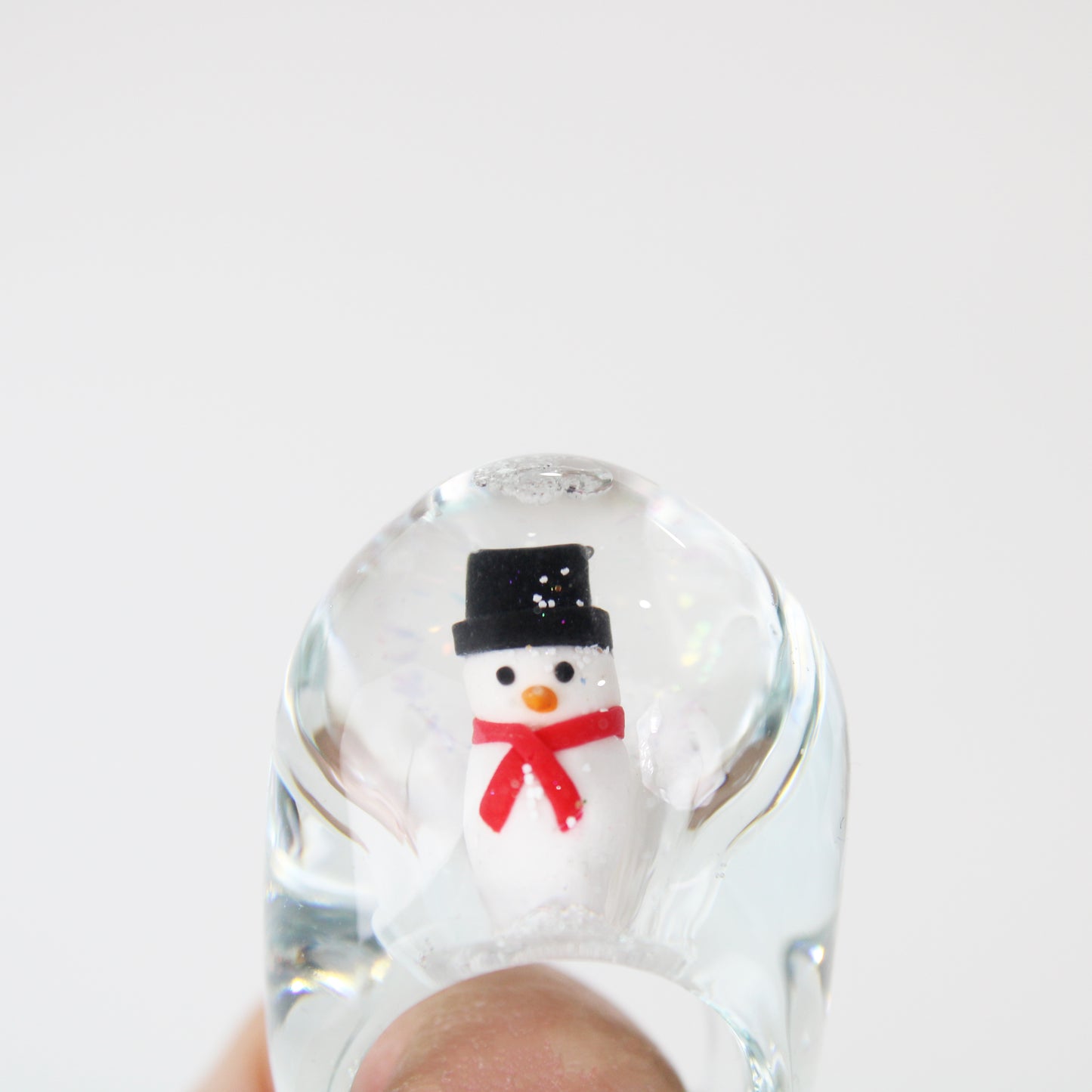 Snow Globe Ring Snowman Special Edition