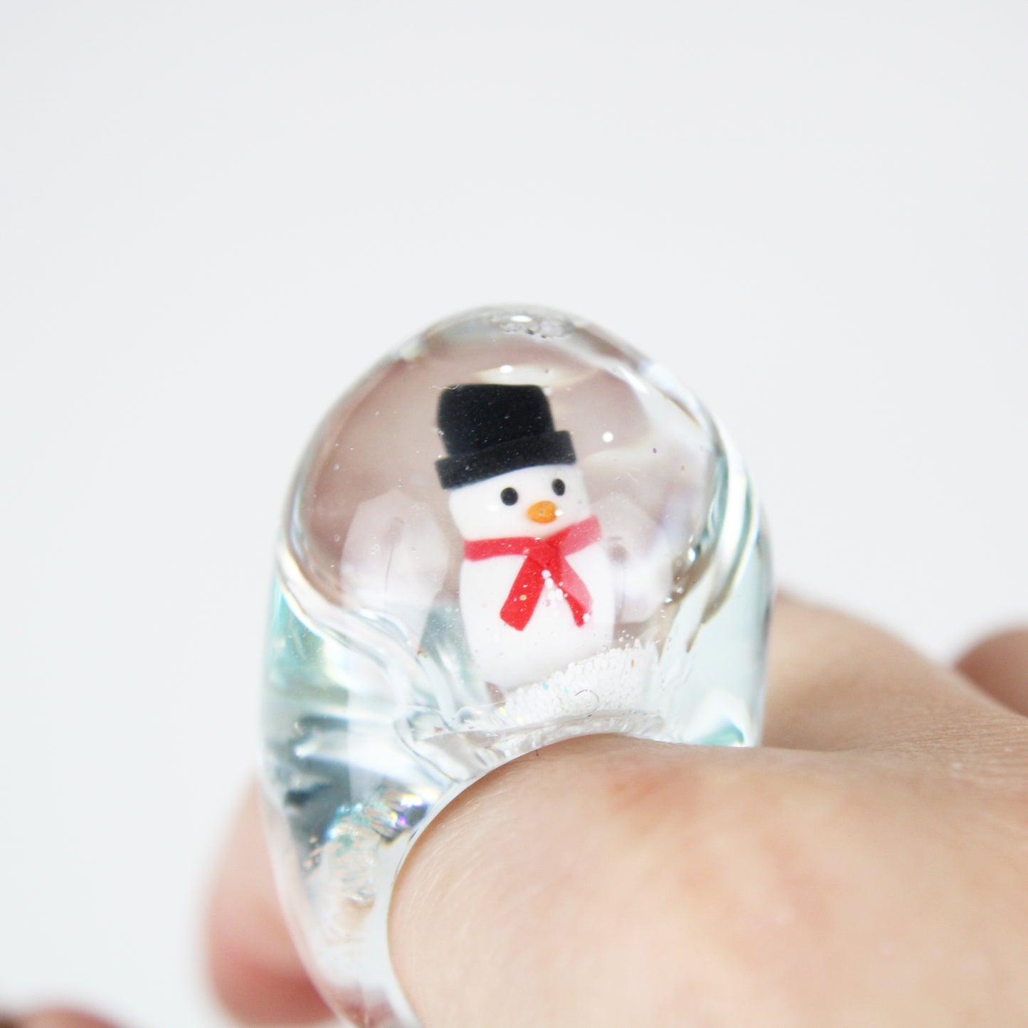 Snow Globe Ring Snowman Special Edition