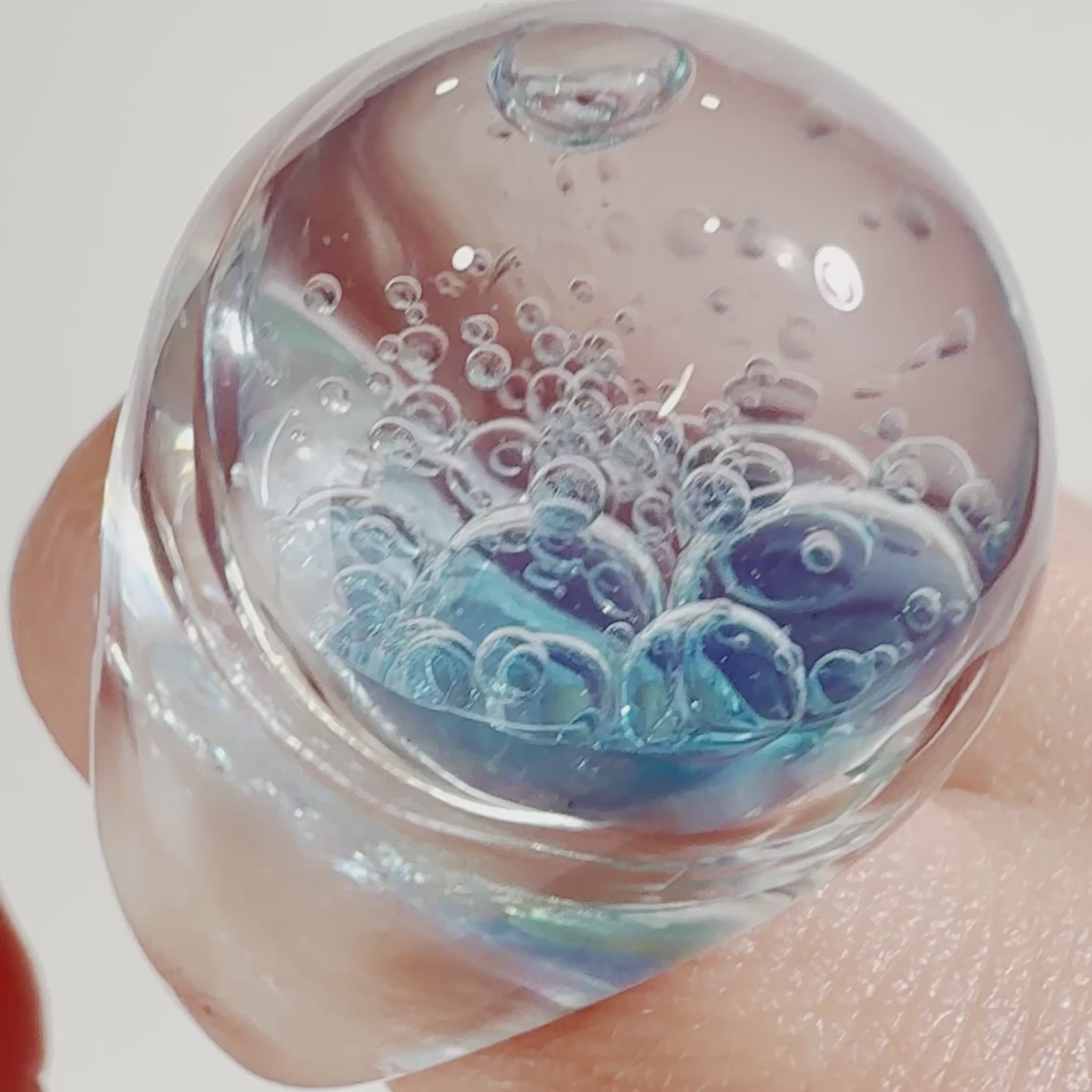 Lava Ring H2O, Bubble Ring, Snow Globe Ring – La Raison Jewels