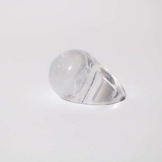 Snow Globe Ring Translucent